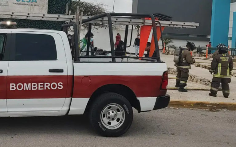 Cortocircuito en hospital de Cancún genera movilización de Protección Civil