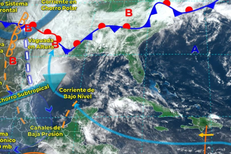 Clima intenso caluroso y tormentas permanecerán en la Península de Yucatán