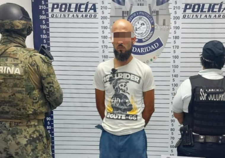 Detienen a joven con 26 bolsitas de marihuana en el centro de Playa del Carmen