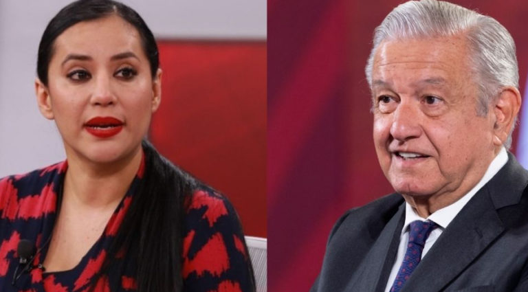 AMLO responde “Amor y Paz” a Sandra Cuevas