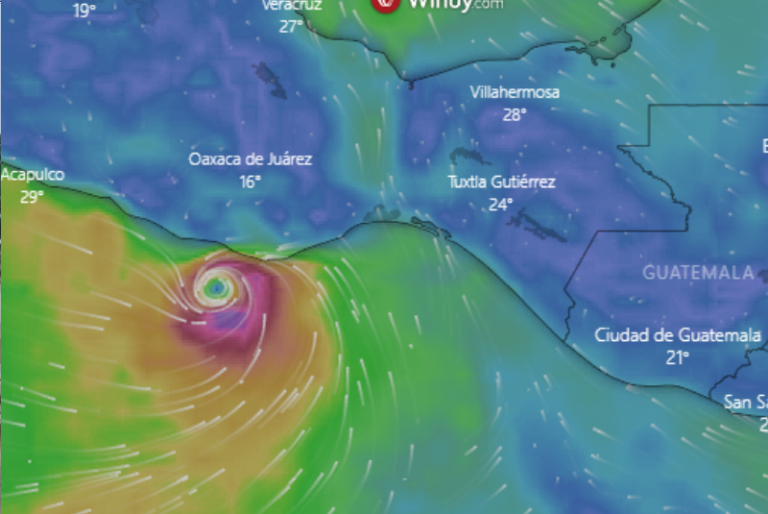 Huracán Agatha: Sigue en vivo su trayectoria por las costas de Oaxaca