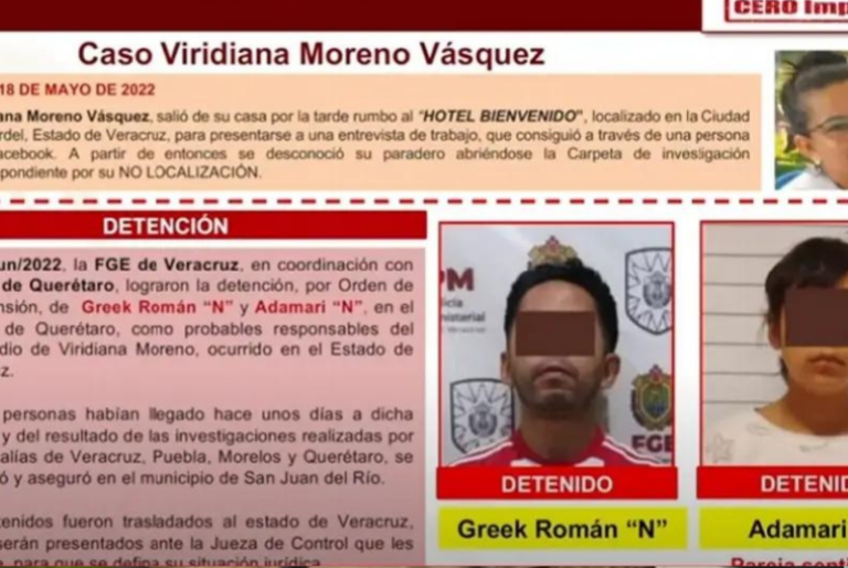 Presunto asesino de Viridiana estaría ligado a otros siete feminicidios: Gobierno Federal