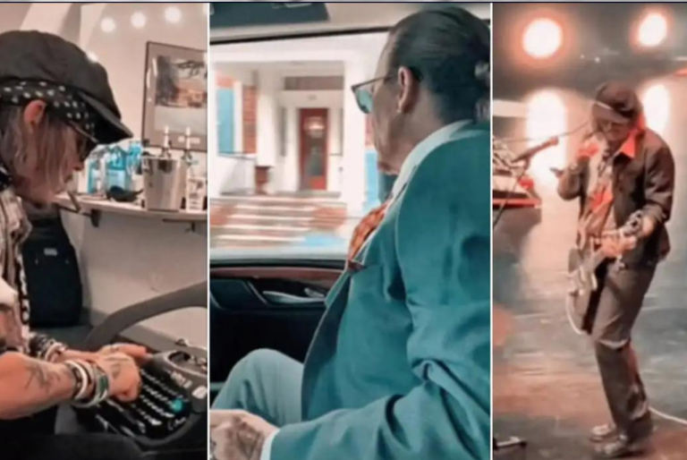 Johnny Depp dedica primer video de TikTok a sus seguidores