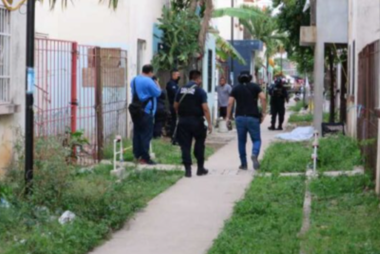 Asesinan a un hombre en Villas Otoch Paraíso, Cancún