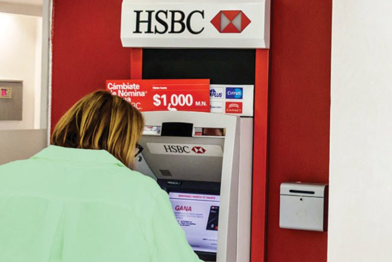 HSBC suspenderá servicio en cajeros y tarjetas el domingo