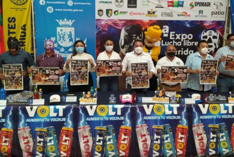 Anuncian programa de la Quinta Edición de la Expo Lucha Libre en Mérida