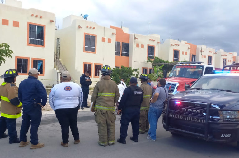 Muere niña de  tres años durante incendio en fraccionamiento de Playa del Carmen