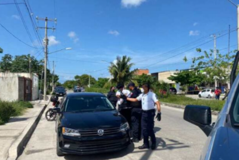 Ejecutan a un hombre  en las inmediaciones del fraccionamiento El Petén de Cancún