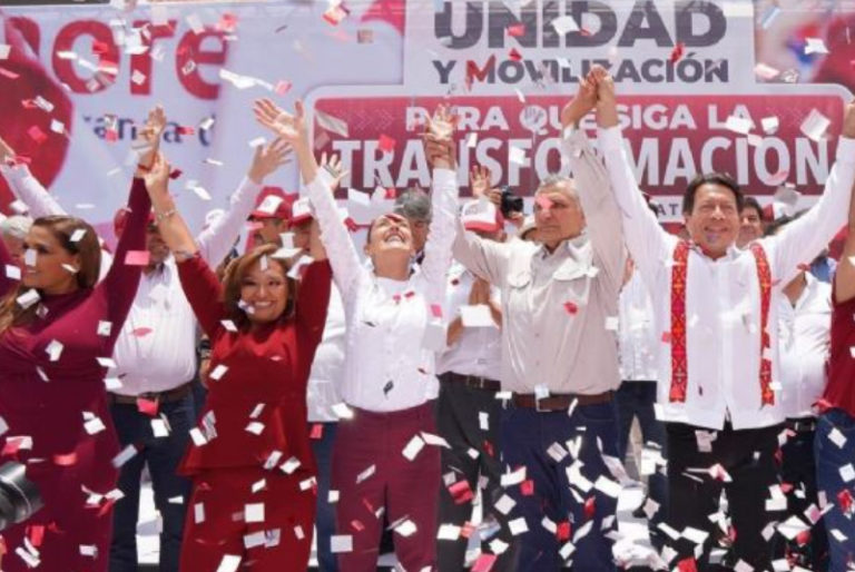 INE ordena a AMLO y a “corcholatas” de MORENA frenar actos anticipados de campaña rumbo al 2024