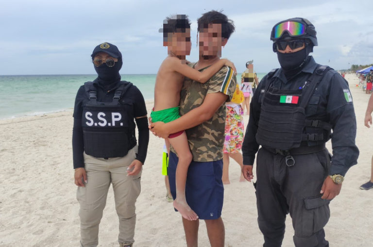 Reportan localización de niño extraviado en malecón de Progreso