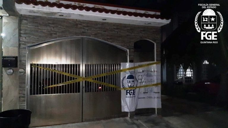 Detienen a dos hombres durante cateo en narcovivienda en Cancún