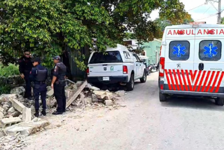 Barda sepulta joven en predio de Hunucmá, Yucatán