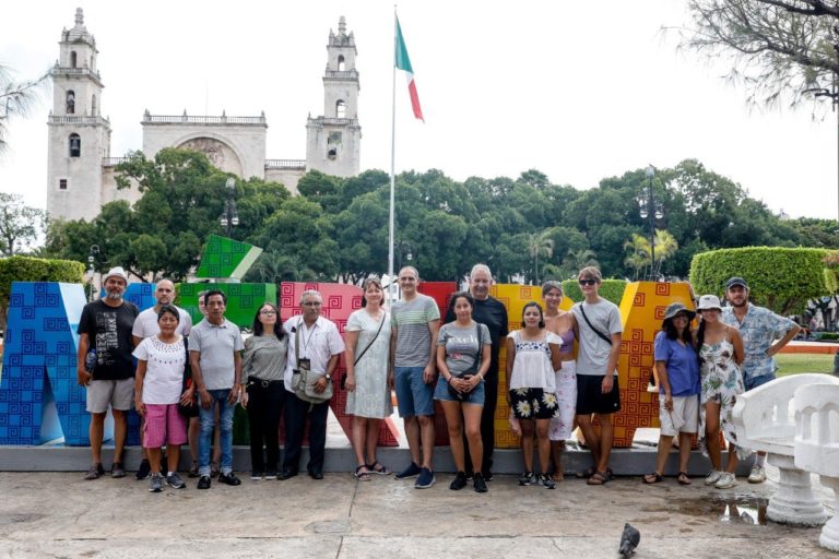 Regresan los recorridos guiados en el Centro Histórico de Mérida, Yucatán