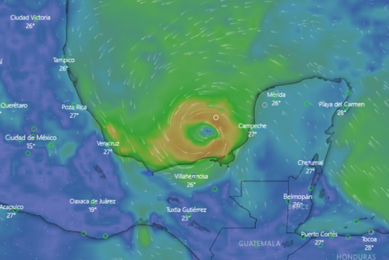 Clima en Quintana Roo: Tormenta Tropical Karl se desplaza hacia el Sureste