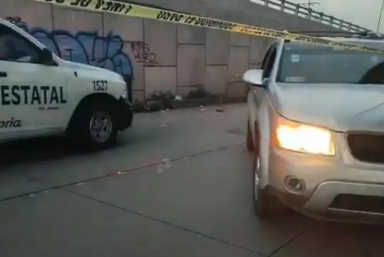 Enfrentamiento en la México-Puebla por robo de tractocamión deja 1 herido y 4 detenidos