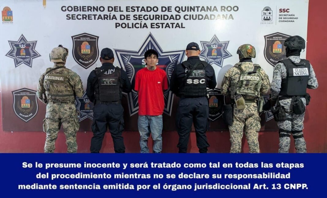 Detención de Gabriel Adolfo “N”, presunto implicado en el delito de robo. Detención de Gabriel Adolfo “N”, presunto implicado en el delito de robo.